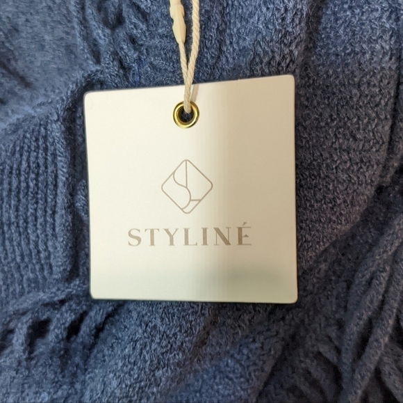 Styline NWT Knit Sweater Vest Cardigan Sz One Size - Picture 4 of 11